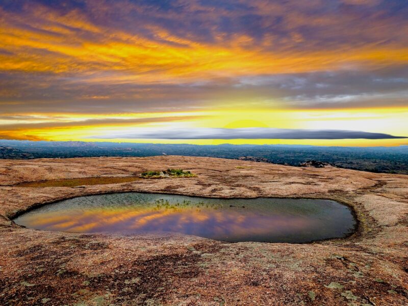 Enchanted Rock Sunset in Texas